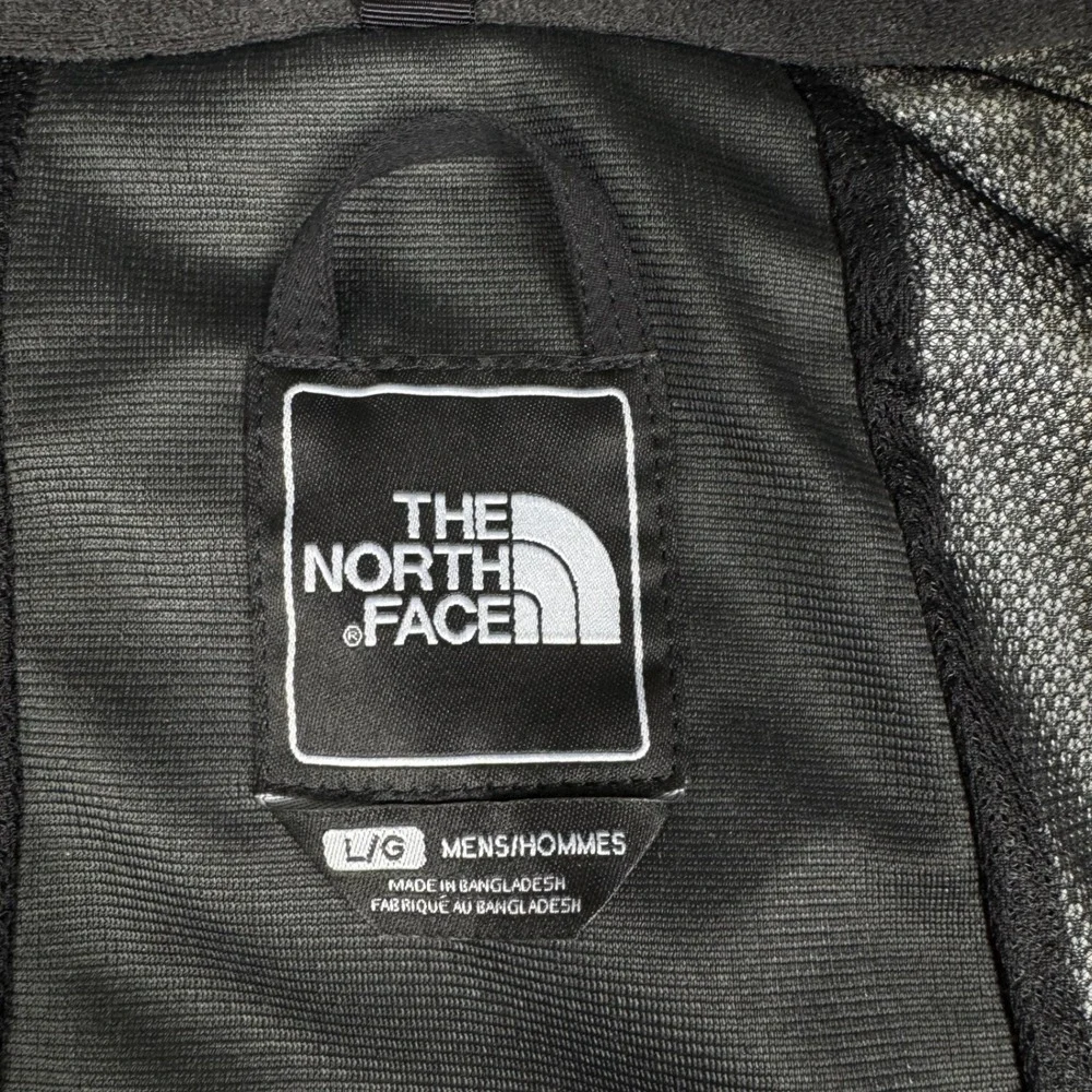 The North Face Jacket Mens L Black Ski Snowboard Shell Hooded Neon HyVent